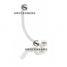 Слив-перелив (автомат) Grocenberg GB230W, белый