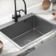 Кухонная мойка FRAP FS6050, сатин