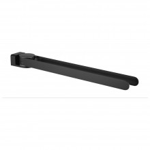Полотенцедержатель двойной Grocenberg AC0055BL, черный