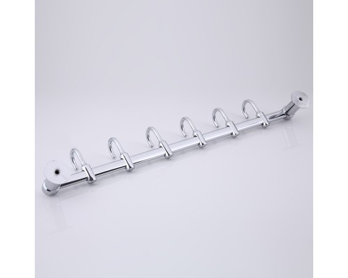 Планка с крючками FRAP F205-6, хром