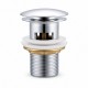Донный клапан с переливом Frap F65-4, хром