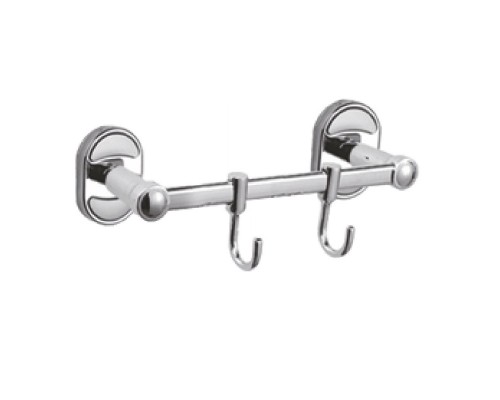 Планка с крючками для полотенец D-Lin D288700-2, хром