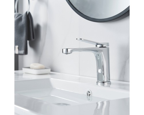 Смеситель для раковины Shevanik S6201, хром