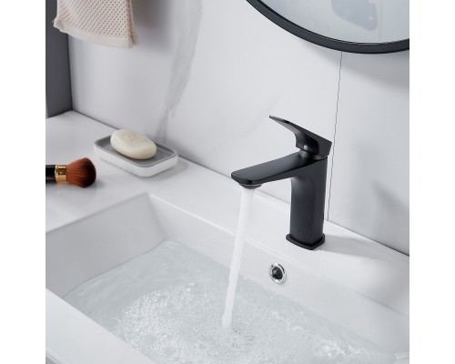 Смеситель для раковины Shevanik S4201H, черный