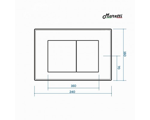 Комплект Maretti 3 в 1: унитаз EA10PBM73-844, инсталляция AC11P5211, кнопка AC12SF-560