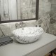 Раковина чаша Maretti EN13NS87-740MR, белый мрамор