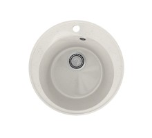 Кухонная мойка Practik PR-M-475-001 (без сифона), белый камень