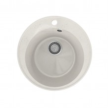 Кухонная мойка Practik PR-M-475-001 (без сифона), белый камень