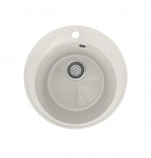 Кухонная мойка Practik PR-M-475-001 (без сифона), белый камень