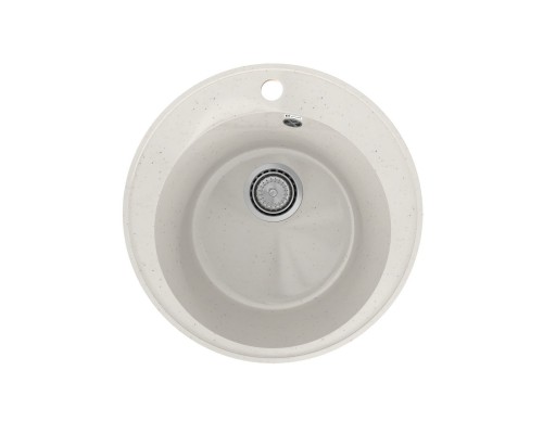 Кухонная мойка Practik PR-M-475-001 (без сифона), белый камень