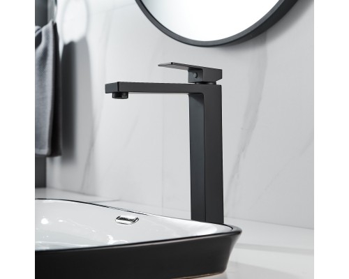 Смеситель для раковины Shevanik S9611H, черный