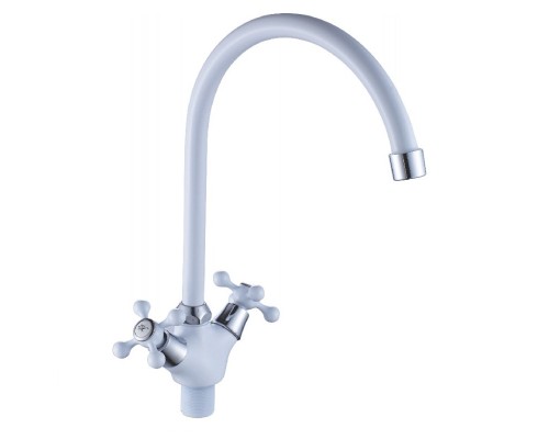 Смеситель для кухни Cron CN4308-8, белый