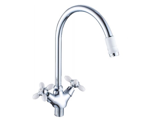Смеситель для кухни Cron CN46127-8, белый