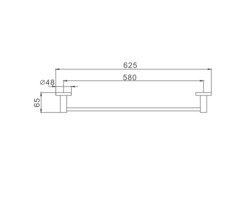 Полотенцедержатель D-Lin D251111, черный