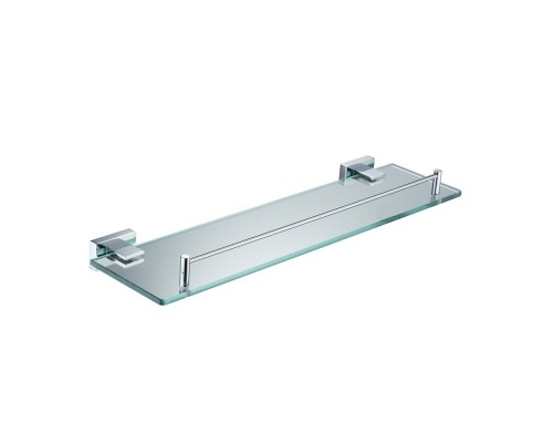 Полка стеклянная BELZ B90207, хром
