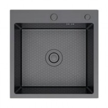 Кухонная мойка FRAP FS5050-9, оружейная сталь