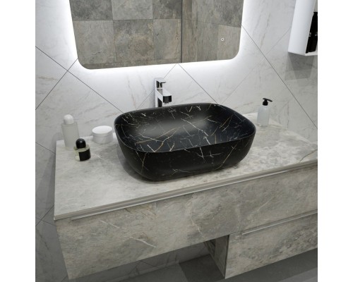 Раковина чаша Maretti FL13NS25-560MR, черный мрамор