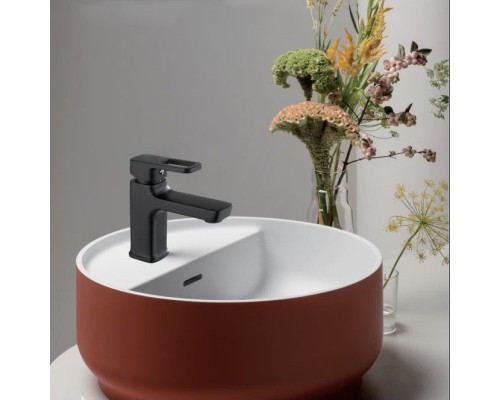 Смеситель для раковины D-Lin D110366-A, черный