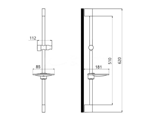 Душевой гарнитур Maretti AC20M11-015, хром