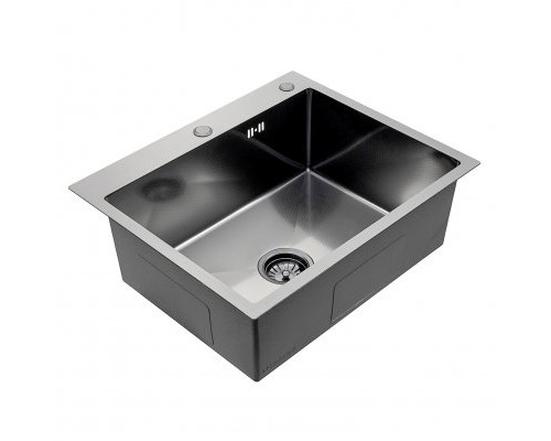 Кухонная мойка FRAP FS6050-9, оружейная сталь