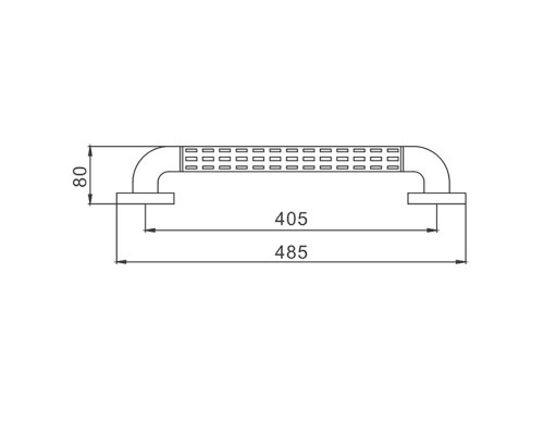 Поручень для ванной FRAP F8101, белый