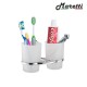 Стакан двойной Maretti Karla KA8022010, хром