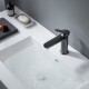 Смеситель для раковины Shevanik S4301T, оружейная сталь
