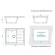 Кухонная мойка Maretti Китчен MR645-BL, черный