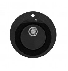 Кухонная мойка Practik PR-M-475-004 (без сифона), черный оникс