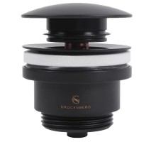 Донный клапан для раковины Grocenberg GB106BL, черный