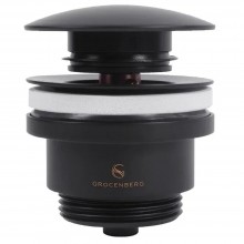 Донный клапан для раковины Grocenberg GB106BL, черный