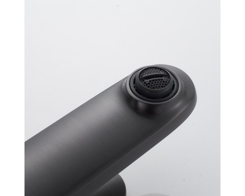 Смеситель для раковины Shevanik S4301T, оружейная сталь
