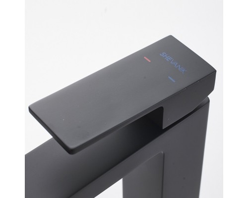 Смеситель для раковины Shevanik S9601H, черный