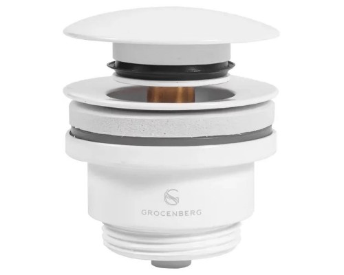 Донный клапан для раковины Grocenberg GB106W, белый