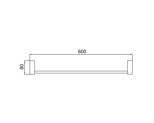 Полотенцедержатель FRAP F30601-6, черный