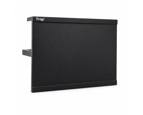 Держатель для туалетной бумаги с полочкой FRAP F30603-16, черный