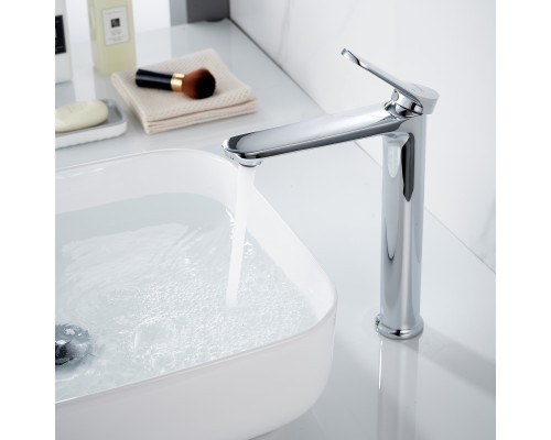 Смеситель для раковины высокий Shevanik S4311, хром