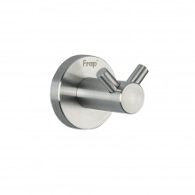 Крючок для ванной комнаты двойной FRAP F30105-2, сатин