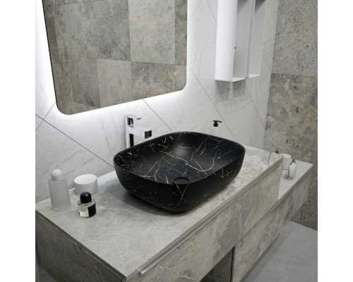 Раковина чаша Maretti FL13NS25-560MR, черный мрамор