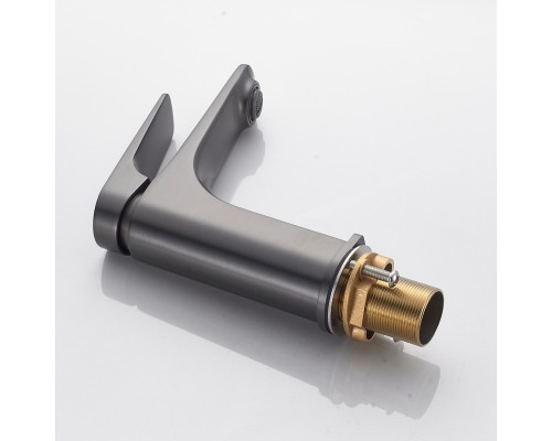 Смеситель для раковины Shevanik S4201T, оружейная сталь