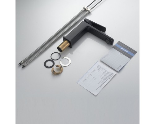 Смеситель для раковины Shevanik S8901H-1, черный
