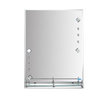 Зеркало с полочкой Frap F692, 600х450