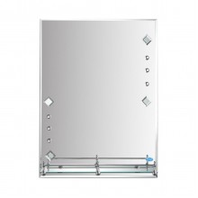 Зеркало с полочкой Frap F692, 600х450