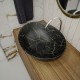Раковина чаша Maretti EN13NS87-560MR, черный мрамор