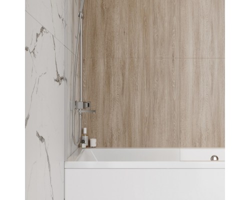 Шторка на ванну 60х140 см Maretti Марта MA41F6014099-015, профиль хром