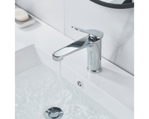 Смеситель для раковины Shevanik S6201, хром