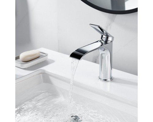 Смеситель для раковины Shevanik S4101, хром