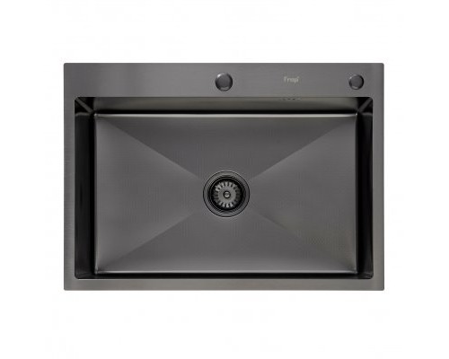 Кухонная мойка FRAP FS7050-9, оружейная сталь