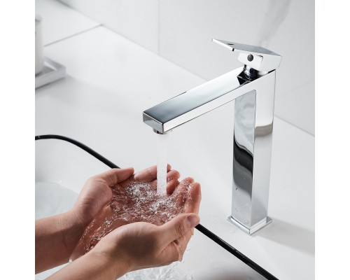 Смеситель для раковины Shevanik S9611, хром
