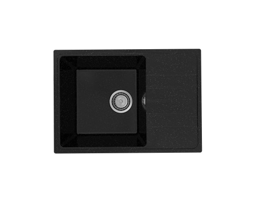 Кухонная мойка Practik PR-M-600-004 (без сифона), черный оникс